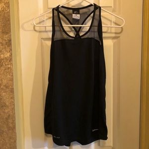 Nike DRI-FIT Running tank top in black